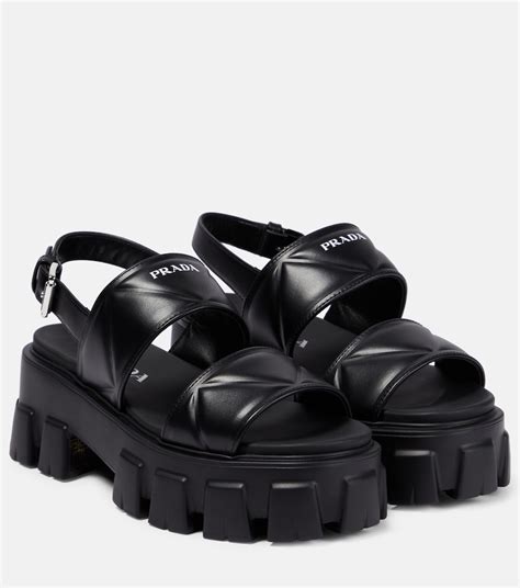 prada platform sandal peony|Prada sandals for sale.